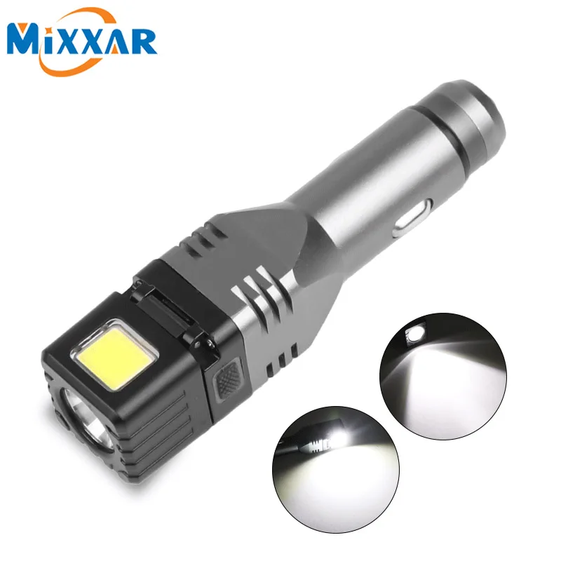 ZK20 LED Flashlight MINI Car Chargeable Lantern Torch Powerful Lamp Built-in Li-ion Battery Car Cigarette Lighter Socket Light
ZK20 LED Flashlight MINI Car Chargeable Lantern Torch Powerful Lamp Built-in Li-ion Battery Car Cigarette Lighter Socket Light