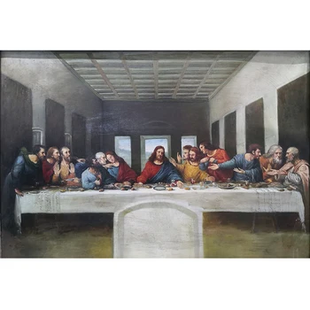 Reproduce The Last Supper Leonardo da Vinci oil Painting on canvas by smart artist 60X90CM
Reproduce The Last Supper Leonardo da Vinci oil Painting on canvas by smart artist 60X90CM