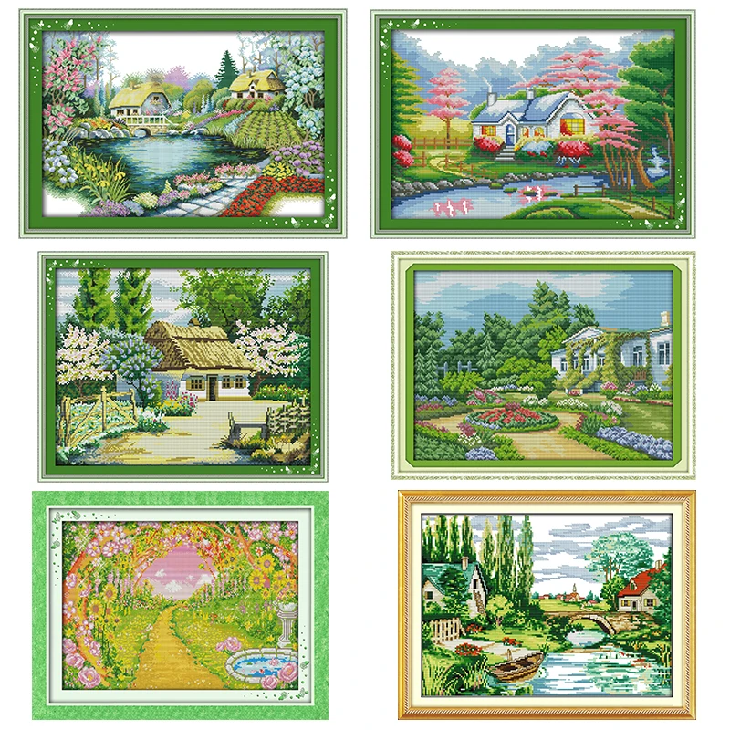 Beautiful Home Landscape Cross Stitch Kit Rural Scenery 11ct 14ct Printed Embroidery DIY Manual Needlework Wall Home Decoration
Beautiful Home Landscape Cross Stitch Kit Rural Scenery 11ct 14ct Printed Embroidery DIY Manual Needlework Wall Home Decoration