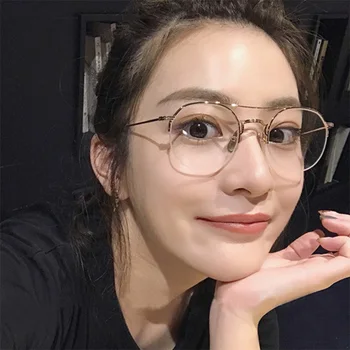 Half Rim Glasses Metal Frame Round Optical Myopia Eyewear frame Fashion Double Bridge Spectacles Nearsighted Frame Decoration
Half Rim Glasses Metal Frame Round Optical Myopia Eyewear frame Fashion Double Bridge Spectacles Nearsighted Frame Decoration
