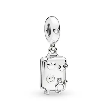 Fashion Charm Sterling Silver Original 1:1 Copy,Suitcase Dangle Charm,Family Book Dangle Charm DIY Bracelet Jewelry Gift
Fashion Charm Sterling Silver Original 1:1 Copy,Suitcase Dangle Charm,Family Book Dangle Charm DIY Bracelet Jewelry Gift