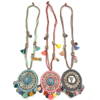 New Gypsy Ethnic Tribal Turkish Boho Coin Cool Chain Gem pompoms Ball Bull tauren Pendant Necklace 
New Gypsy Ethnic Tribal Turkish Boho Coin Cool Chain Gem pompoms Ball Bull tauren Pendant Necklace