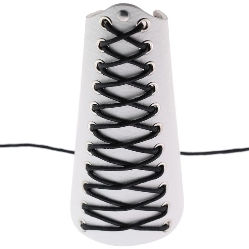 CUF2020010 punk pu leather cuff white