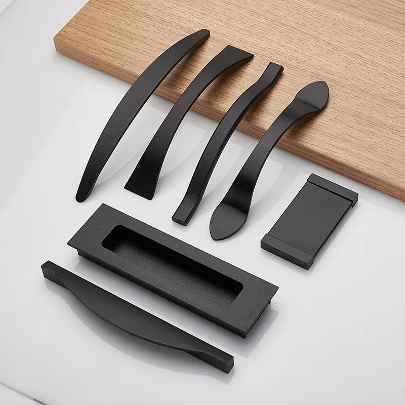 Sand Black And White with Pattern Handle European Style Wardrobe Door Handle Modern Minimalist Drawer Handle Cabinet Accessories
Sand Black And White with Pattern Handle European Style Wardrobe Door Handle Modern Minimalist Drawer Handle Cabinet Accessories