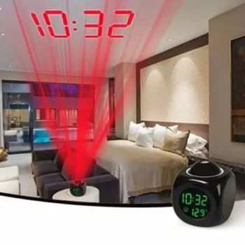 Digital Clock Projectable LCD Voice Talking Multifunction LED Projection Alarm Clock Temperature Digital Desktop Clock
Digital Clock Projectable LCD Voice Talking Multifunction LED Projection Alarm Clock Temperature Digital Desktop Clock