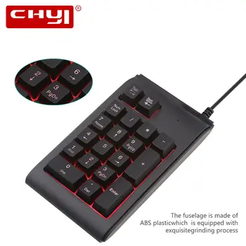 CHYI Portable Mini Numeric Waterproof Keyboard USB Wired 19 Keys Number Digital Keypad For Laptop PC Notebook Desktop
CHYI Portable Mini Numeric Waterproof Keyboard USB Wired 19 Keys Number Digital Keypad For Laptop PC Notebook Desktop