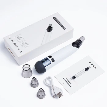 Electric Blackhead Remover for Beauty T Zone Pore Acne Pimple Removal Face Deep Nose Cleaner Vacuum Suction Skin Care Tool
Electric Blackhead Remover for Beauty T Zone Pore Acne Pimple Removal Face Deep Nose Cleaner Vacuum Suction Skin Care Tool