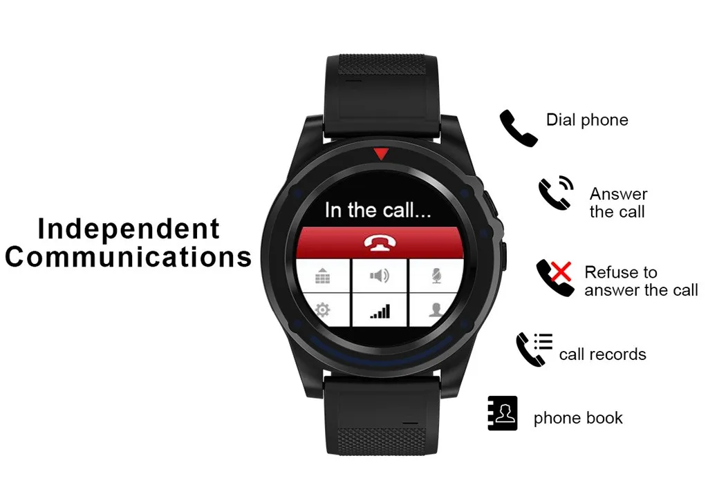 Smart Watch Dial Call Pedometer Outdoor Sport Smartwatch Support TF Card Slot For Iphone For Ios 2 Colours Bluetooth #20 #20
Smart Watch Dial Call Pedometer Outdoor Sport Smartwatch Support TF Card Slot For Iphone For Ios 2 Colours Bluetooth #20 #20