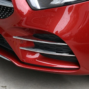 Carbon Fiber ABS Chrom Front Fog Lamp Strips Trim Cover Sticker For Mercedes Benz A Class W177 A180 A200 2019 Car Accessories 
Carbon Fiber ABS Chrom Front Fog Lamp Strips Trim Cover Sticker For Mercedes Benz A Class W177 A180 A200 2019 Car Accessories