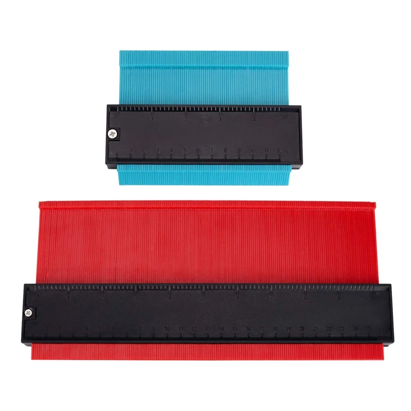 2 Pack Wider Contour Gauge(10 Inch Widen and 5 Inch),Plastic Contour Duplications Gauge for Corners and Contoured
2 Pack Wider Contour Gauge(10 Inch Widen and 5 Inch),Plastic Contour Duplications Gauge for Corners and Contoured