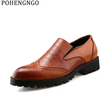 2019 Autumn New British Style Men Classic Business formal Shoes Retro Bullock design Slugged Bottom Men Oxford Wedding Shoes 
2019 Autumn New British Style Men Classic Business formal Shoes Retro Bullock design Slugged Bottom Men Oxford Wedding Shoes
