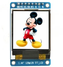 1.44 inch 8P 65K TFT LCD Module ST7735 Drive IC 128(RGB)*160 SPI Serial Interface 4 IO (No Test Board)
1.44 inch 8P 65K TFT LCD Module ST7735 Drive IC 128(RGB)*160 SPI Serial Interface 4 IO (No Test Board)