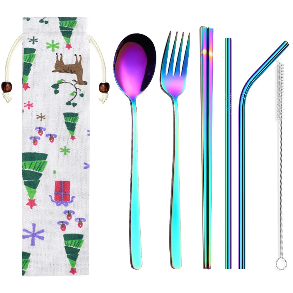 Creative stainless steel spoon straw set set of 5 piecesMulticolored linen bag packaging is optional Free straw cleaning brush
Creative stainless steel spoon straw set set of 5 piecesMulticolored linen bag packaging is optional Free straw cleaning brush