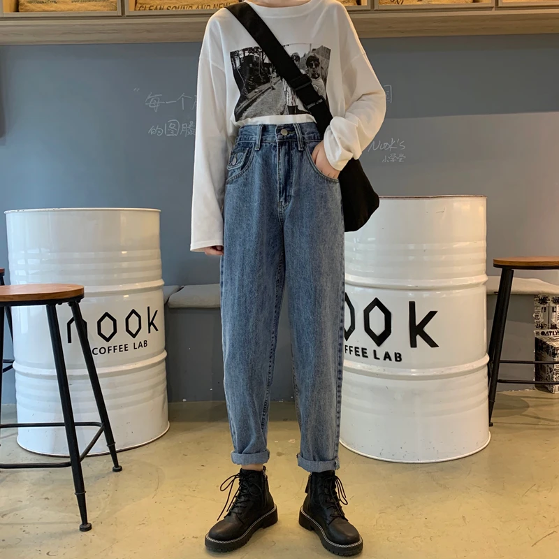 ZOSOL Women's 2020 New Style INS Small Pocket Loose-Fit High-waisted Straight-leg Pants Capri Jeans
ZOSOL Women's 2020 New Style INS Small Pocket Loose-Fit High-waisted Straight-leg Pants Capri Jeans