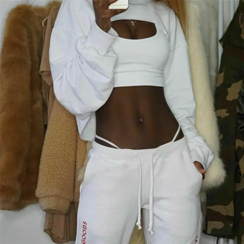 2019 Fashion Trend Women Stylish Sexy Hot Summer Autumn Sweatshirt Jumper Crop Top Sports Pullover Hip Pop Club Party Clothes
2019 Fashion Trend Women Stylish Sexy Hot Summer Autumn Sweatshirt Jumper Crop Top Sports Pullover Hip Pop Club Party Clothes