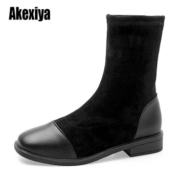 2020 Square High Heel Fashion Ankle Boots Round Toe Comfortable Autumn Winter Casual Women Shoes Big Size 35-40 u554
2020 Square High Heel Fashion Ankle Boots Round Toe Comfortable Autumn Winter Casual Women Shoes Big Size 35-40 u554