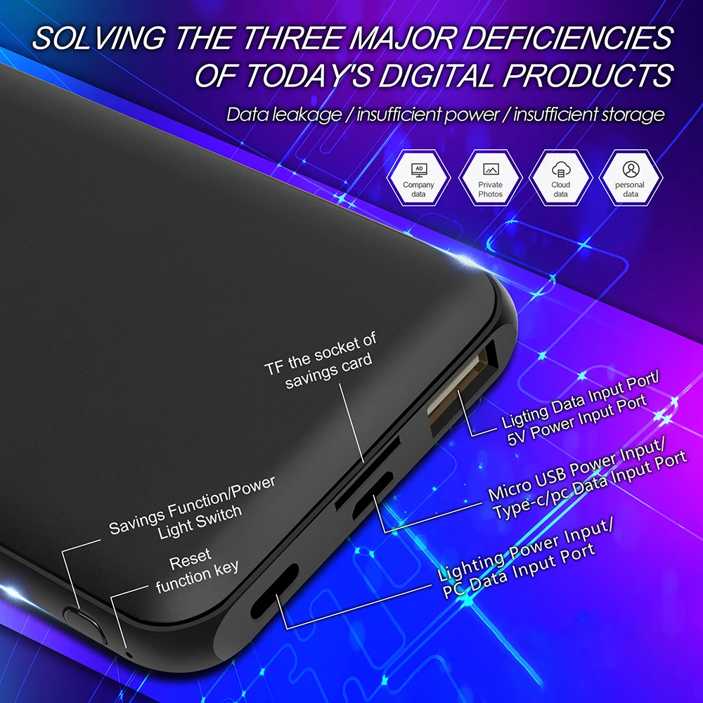 Kebidu Portable X-BACKUP Fast Charge Power Bank /Card Reader Transmitter Hug For MacBook Pro Or Later/Pixelbook/Pixel/iPhone 8
Kebidu Portable X-BACKUP Fast Charge Power Bank /Card Reader Transmitter Hug For MacBook Pro Or Later/Pixelbook/Pixel/iPhone 8