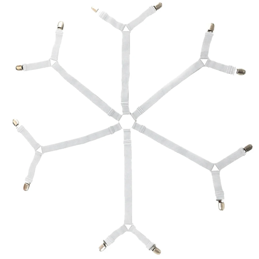 Bed Sheet Fastenr Adjustable Elastic Fitted Sheet Straps Crisscross Bed Sheet Fasteners Suspenders 12 Clips Fixed Holder
Bed Sheet Fastenr Adjustable Elastic Fitted Sheet Straps Crisscross Bed Sheet Fasteners Suspenders 12 Clips Fixed Holder