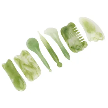 7PC Guasha Scraper Board Facial Therapy Tool Massage Tools Set for Muscle Relief
7PC Guasha Scraper Board Facial Therapy Tool Massage Tools Set for Muscle Relief