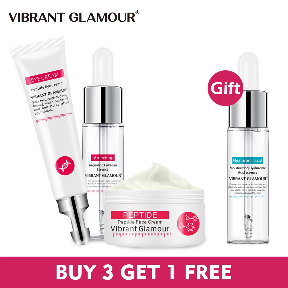 VIBRANT GLAMOUR Skin Care Set Collagen Face Cream Serum Eye Cream Hyaluronic Acid Moisturizing Fading Fine Lines Dark Circles
VIBRANT GLAMOUR Skin Care Set Collagen Face Cream Serum Eye Cream Hyaluronic Acid Moisturizing Fading Fine Lines Dark Circles