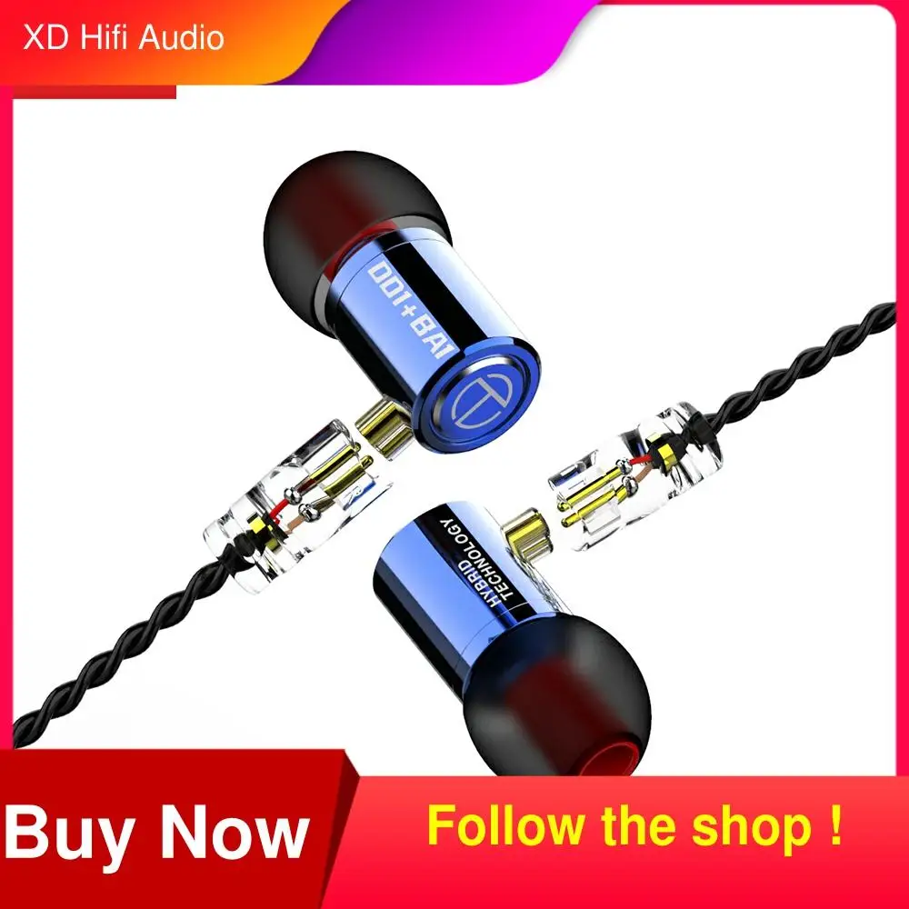 TRN M10 1BA+1DD Hybrid Driver HIFI Monitor Sport Earphone Earplug Headset In Ear Earphone Metal with QDC Cable TRN VX T2
TRN M10 1BA+1DD Hybrid Driver HIFI Monitor Sport Earphone Earplug Headset In Ear Earphone Metal with QDC Cable TRN VX T2