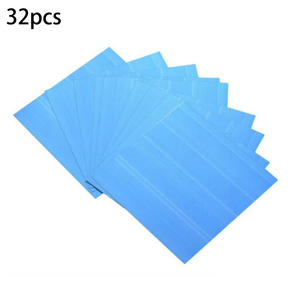 32pc Mirror Tile Wall Sticker Square Self Adhesive Room Decor Stick-On Art 15CM