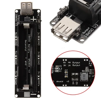 Battery Charger Accessories 1pc 0.5A Micro USB ESP32 18650 Battery Shield V3 ESP-32 LED for Wemos for Arduino Raspberry Pi
Battery Charger Accessories 1pc 0.5A Micro USB ESP32 18650 Battery Shield V3 ESP-32 LED for Wemos for Arduino Raspberry Pi