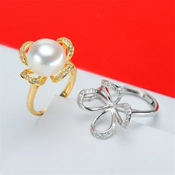 Pearl Ring Settings 925 Sterling Silver Holder Adjustable Ring Settings Base Accessories DIY Ring Jewelry Making
Pearl Ring Settings 925 Sterling Silver Holder Adjustable Ring Settings Base Accessories DIY Ring Jewelry Making