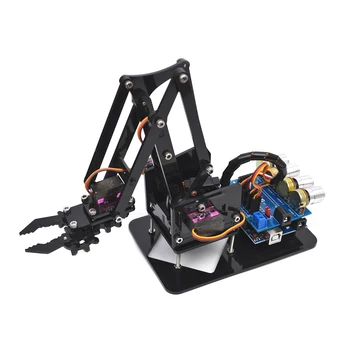 DIY Acrylic Robot Arm Robot Claw Arduino Kit 4DOF Mechanical Grab Manipulator Drop Shipping
DIY Acrylic Robot Arm Robot Claw Arduino Kit 4DOF Mechanical Grab Manipulator Drop Shipping