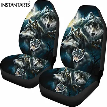 INSTANTARTS Wolf Night Pattern Universal Car Front Seat Covers Animal Printed Cars Seat Covers Breathable Soft Cars Seat Cushion
INSTANTARTS Wolf Night Pattern Universal Car Front Seat Covers Animal Printed Cars Seat Covers Breathable Soft Cars Seat Cushion