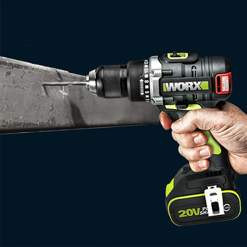 WORX электрическая дрель 20 в положительная отрицательная передача пистолета на