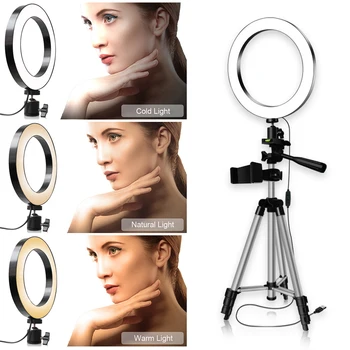 10inch LED Ring Light Fill-in Lamp Dimmable 3 Lighting Modes Metal Tripod Stand +Smartphone Holder for YouTube Live Streaming
10inch LED Ring Light Fill-in Lamp Dimmable 3 Lighting Modes Metal Tripod Stand +Smartphone Holder for YouTube Live Streaming