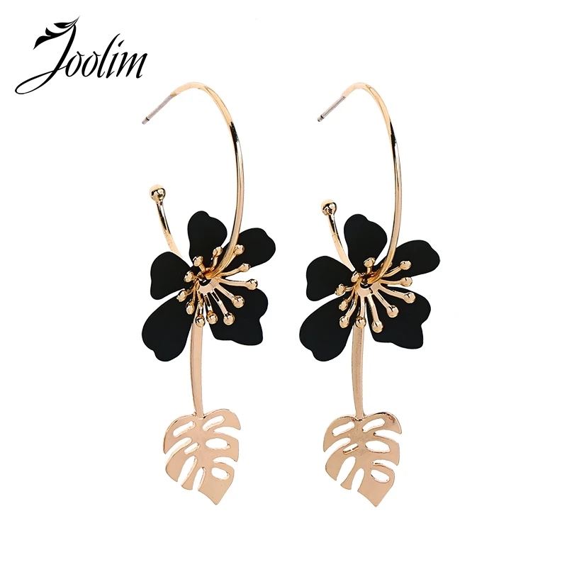 Joolim Black Red Flower 3 in1 Convertible Hoop Earring Design Jewelry Statement Leaf Earring Customize Jewelry
Joolim Black Red Flower 3 in1 Convertible Hoop Earring Design Jewelry Statement Leaf Earring Customize Jewelry