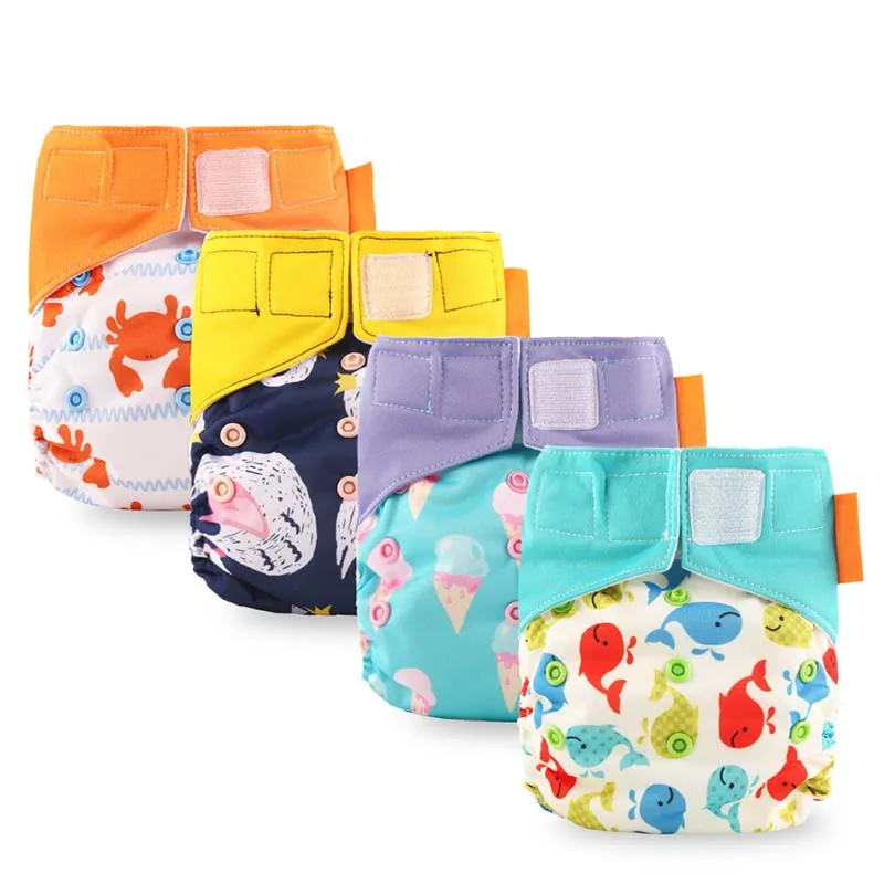 Cloth Diapers Multi-absorbent Diaper Cover Washable Double Gusset Layer Velcro Reusable Ecological Nappies
Cloth Diapers Multi-absorbent Diaper Cover Washable Double Gusset Layer Velcro Reusable Ecological Nappies