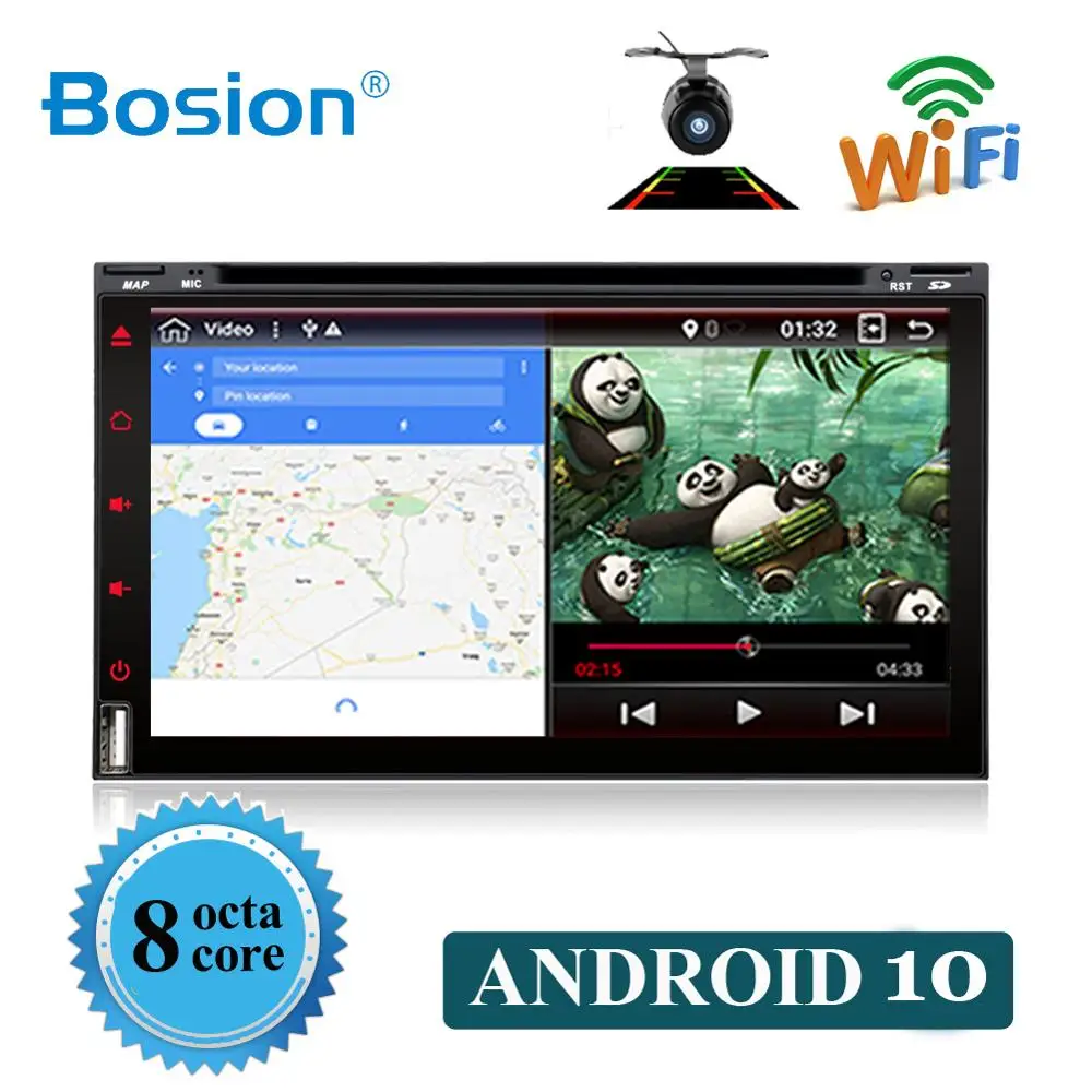 Автомобильный мультимедийный плеер Bosion на Android 10 0 с восьмиядерным процессором GPS