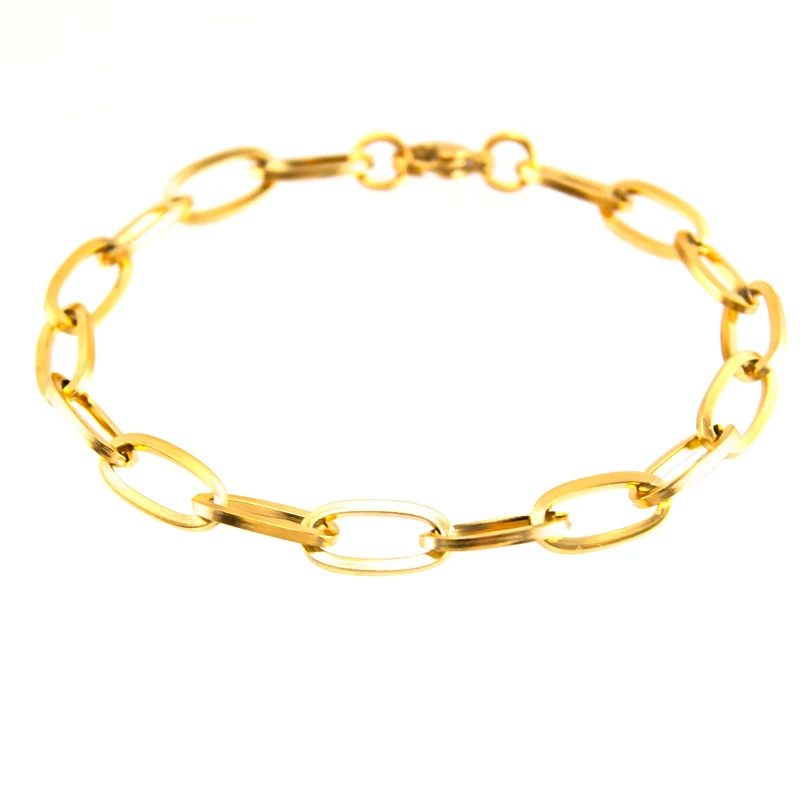 Men's gold color Bracelet hip-pop Oval chain square line chain Stainless Steel Male gift bracelets dropshipping Jewelry
Men's gold color Bracelet hip-pop Oval chain square line chain Stainless Steel Male gift bracelets dropshipping Jewelry