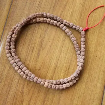 ML199 Tibetan Buddhist 108 Beads Mala 8mm*6mm Origin Rudraksh Bodhi Seeds Prayer Beads Necklace 
ML199 Tibetan Buddhist 108 Beads Mala 8mm*6mm Origin Rudraksh Bodhi Seeds Prayer Beads Necklace