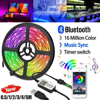 

5V USB LED Strip light 5050 RGB Dream Color blutooth Kit for HDTV Desktop PC Screen Background lighting 0.5/1/2/3/4/5M