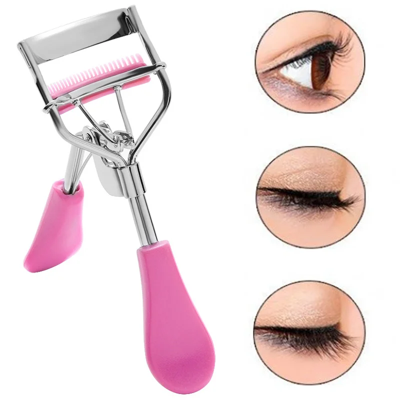 1PC New Colorful Cosmetic Eyelash Curler With Comb Tweezers Curling Eyelash Clip Cosmetic Eye Beauty Tools Eyelash Tweezers Hot
1PC New Colorful Cosmetic Eyelash Curler With Comb Tweezers Curling Eyelash Clip Cosmetic Eye Beauty Tools Eyelash Tweezers Hot