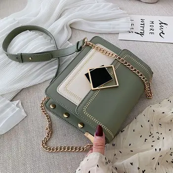 Chain Pu Leather Crossbody Bags For Women 2020 Small Shoulder Simple Bag Special Lock Design Female Travel Handbags
Chain Pu Leather Crossbody Bags For Women 2020 Small Shoulder Simple Bag Special Lock Design Female Travel Handbags