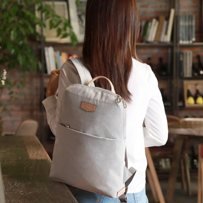 YINUO тонкий рюкзак для ноутбука 13 -14 дюймов сумка чехол премиум водонепроницаемый