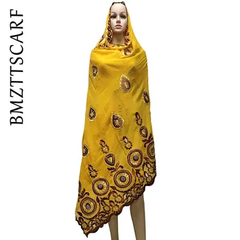 New African Women Cotton Scarf Muslim Women Big Cotton Embroidery Scarf for Shawls Wraps BM977 
New African Women Cotton Scarf Muslim Women Big Cotton Embroidery Scarf for Shawls Wraps BM977