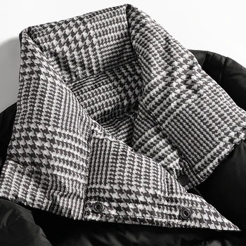 Plaid Women's Long Winter White Duck Down Coat Female Puffer Jacket Light Vintage Two Side Wear KJ4042
Plaid Women's Long Winter White Duck Down Coat Female Puffer Jacket Light Vintage Two Side Wear KJ4042