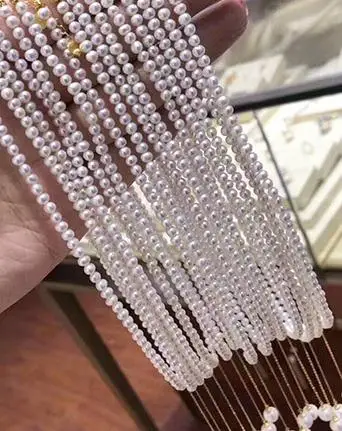 New Arrival Favorite Pearl Jewelry Classic 3mm Mini Baby Girl Round Genuine Freshwater Pearls Small Choker Necklace 38cm add 6cm
New Arrival Favorite Pearl Jewelry Classic 3mm Mini Baby Girl Round Genuine Freshwater Pearls Small Choker Necklace 38cm add 6cm