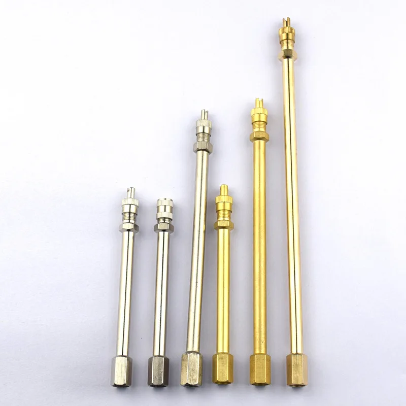

Car Truck Passenger Car Tire Valve Inflatable Copper Extension Rod Cheer Extension Rod Manufacturers Direct Selling Currently Av