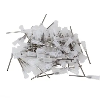1'' Plastic Stuck Connector Stainless Steel Dispenser Needles Liquid Adhesive Glue Syringe Pack of 100 17Ga Transparent 
1'' Plastic Stuck Connector Stainless Steel Dispenser Needles Liquid Adhesive Glue Syringe Pack of 100 17Ga Transparent