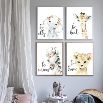 Safari Nursery Print Jungle Baby Animals Canvas Art Painting Posters Giraffe Elephant Lion Zebra Pictures Baby Room Wall Decor
Safari Nursery Print Jungle Baby Animals Canvas Art Painting Posters Giraffe Elephant Lion Zebra Pictures Baby Room Wall Decor