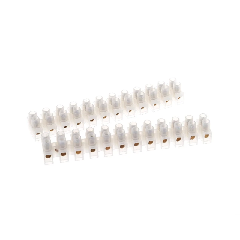 Drop Shipping 2 Pcs 10A Dual Row Connector 12 Position Wire Barrier Terminal Strip Block
Drop Shipping 2 Pcs 10A Dual Row Connector 12 Position Wire Barrier Terminal Strip Block