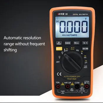 Victory digital intelligent multimeter VC99 high precision multimeter automatic multimeter portable
Victory digital intelligent multimeter VC99 high precision multimeter automatic multimeter portable