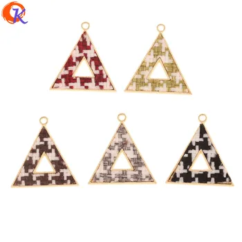Cordial Design 50Pcs 30*31MM Jewelry Accessories/Charms/Hand Made/Triangle Shape/Fabric Effect/Earring Findings/DIY Making
Cordial Design 50Pcs 30*31MM Jewelry Accessories/Charms/Hand Made/Triangle Shape/Fabric Effect/Earring Findings/DIY Making